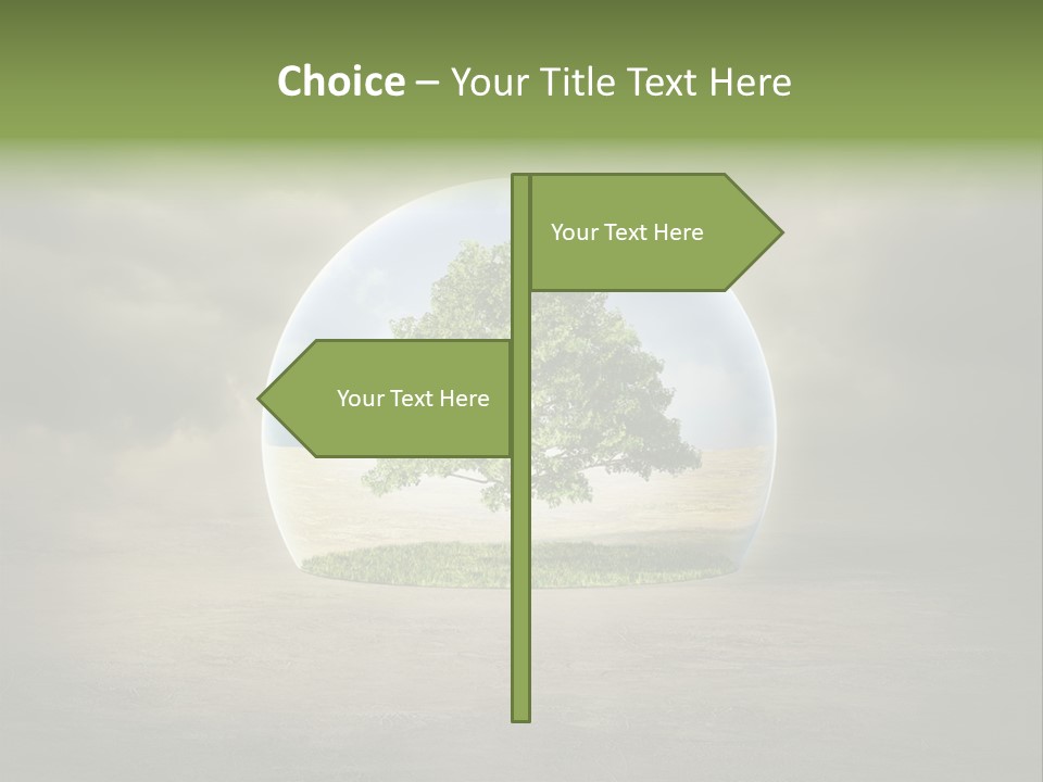 Nature Summer Danger PowerPoint Template