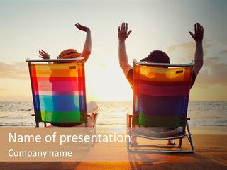 Hawaii Beach Relationship PowerPoint Template