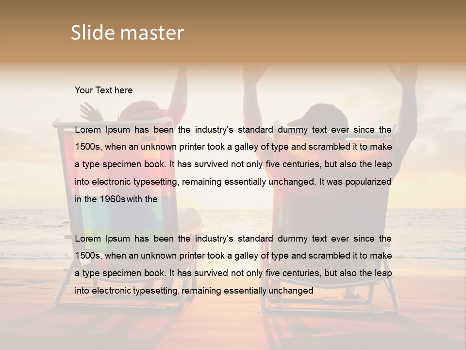 Hawaii Beach Relationship PowerPoint Template