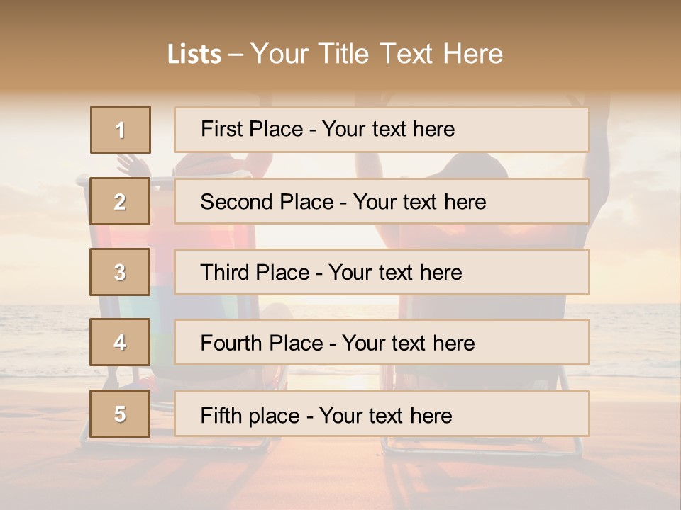 Hawaii Beach Relationship PowerPoint Template