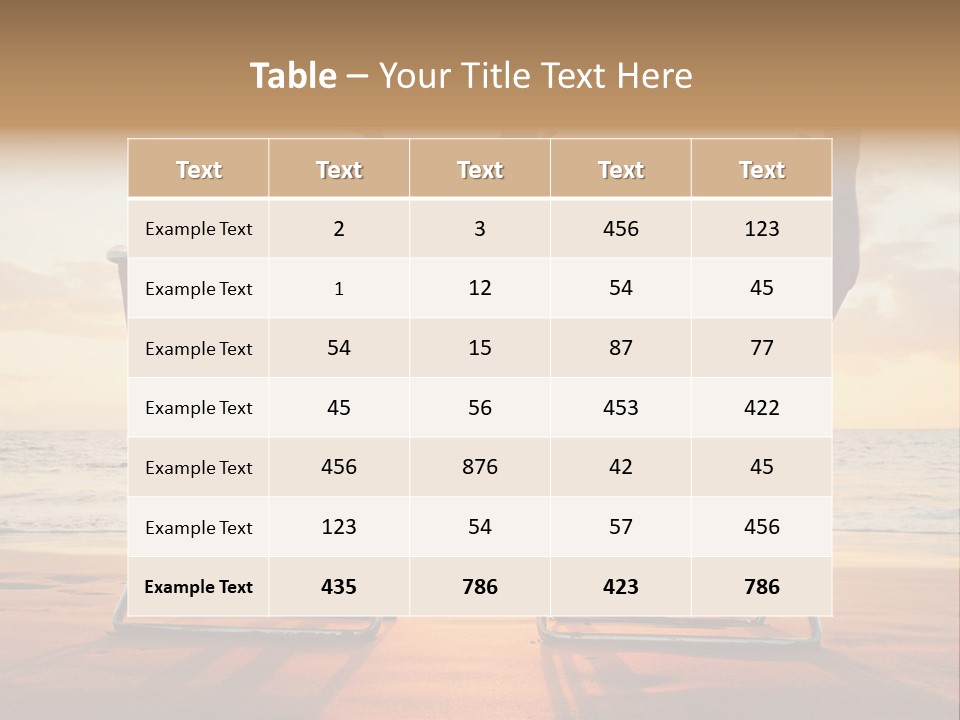Hawaii Beach Relationship PowerPoint Template