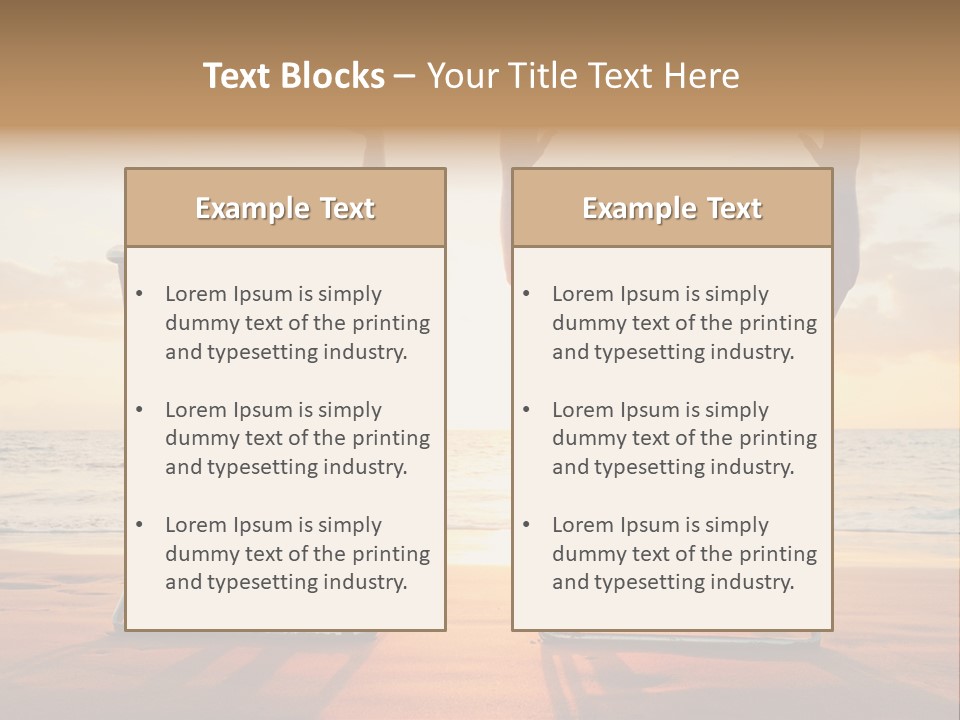 Hawaii Beach Relationship PowerPoint Template