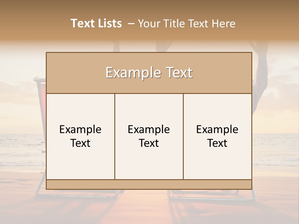 Hawaii Beach Relationship PowerPoint Template