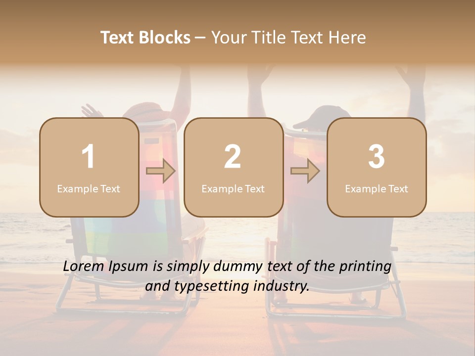 Hawaii Beach Relationship PowerPoint Template