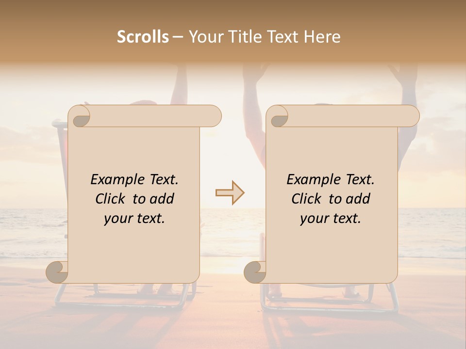 Hawaii Beach Relationship PowerPoint Template