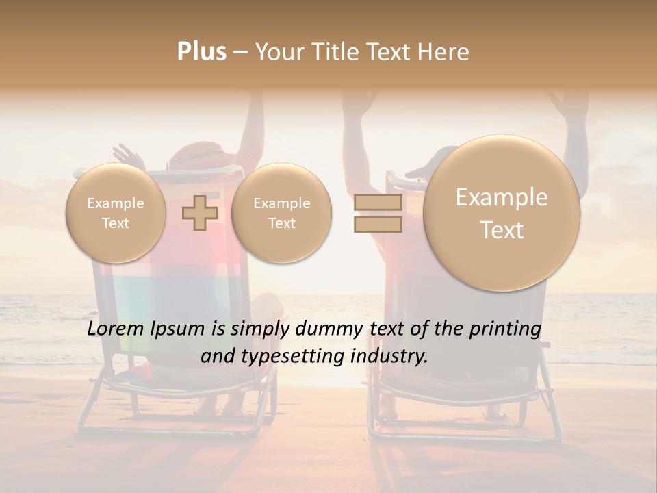 Hawaii Beach Relationship PowerPoint Template