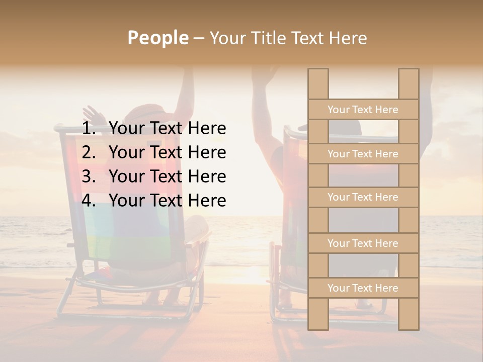 Hawaii Beach Relationship PowerPoint Template