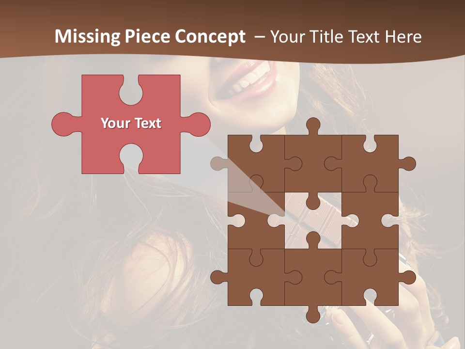 Hair Hungry One PowerPoint Template