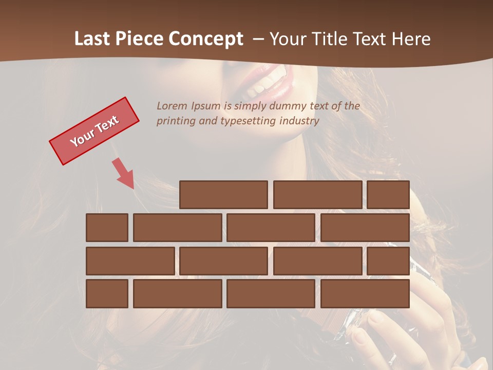 Hair Hungry One PowerPoint Template