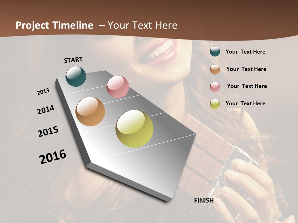 Hair Hungry One PowerPoint Template
