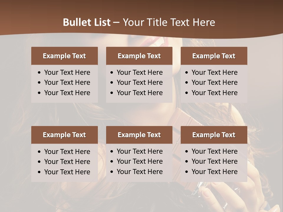 Hair Hungry One PowerPoint Template