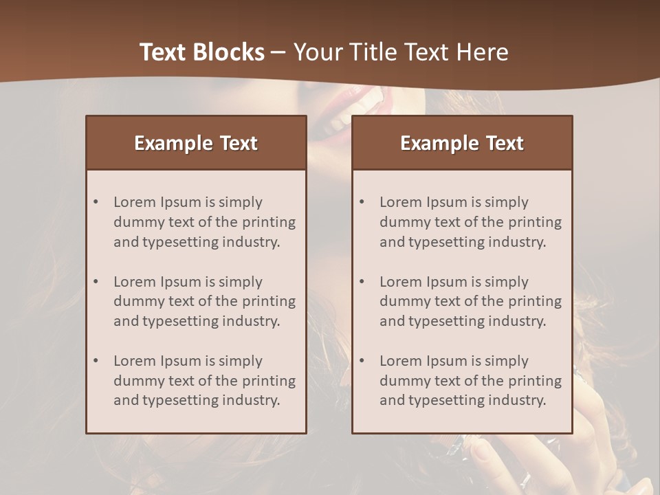 Hair Hungry One PowerPoint Template