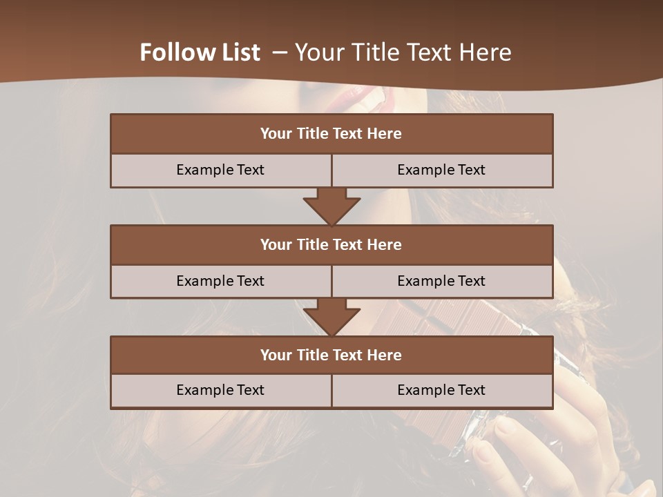 Hair Hungry One PowerPoint Template