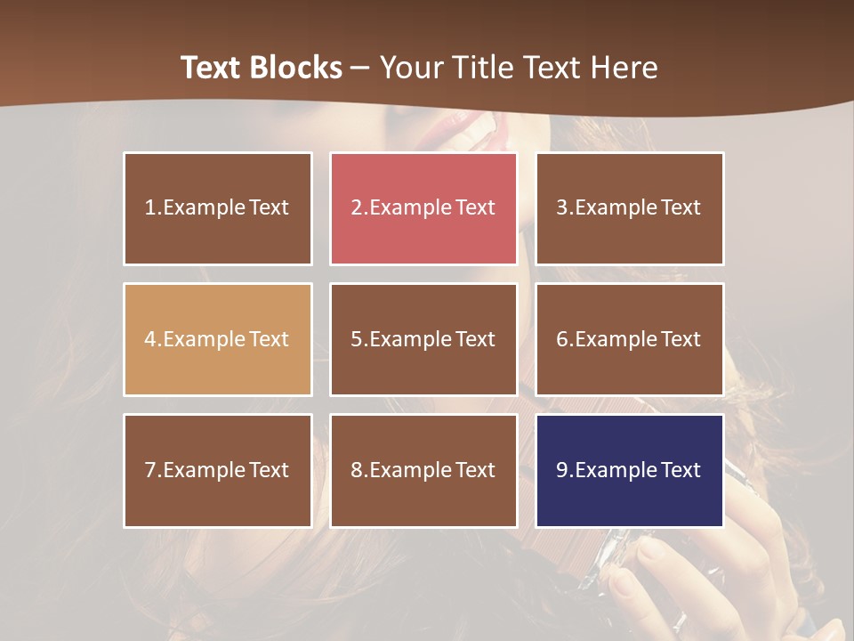 Hair Hungry One PowerPoint Template