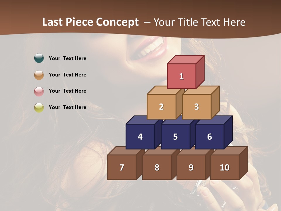 Hair Hungry One PowerPoint Template