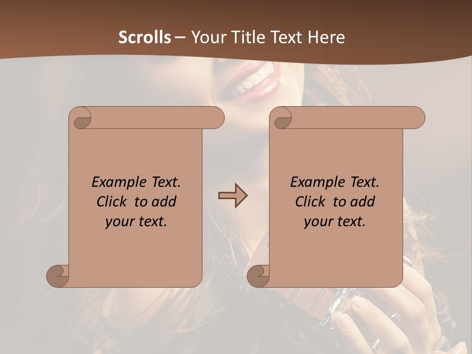Hair Hungry One PowerPoint Template