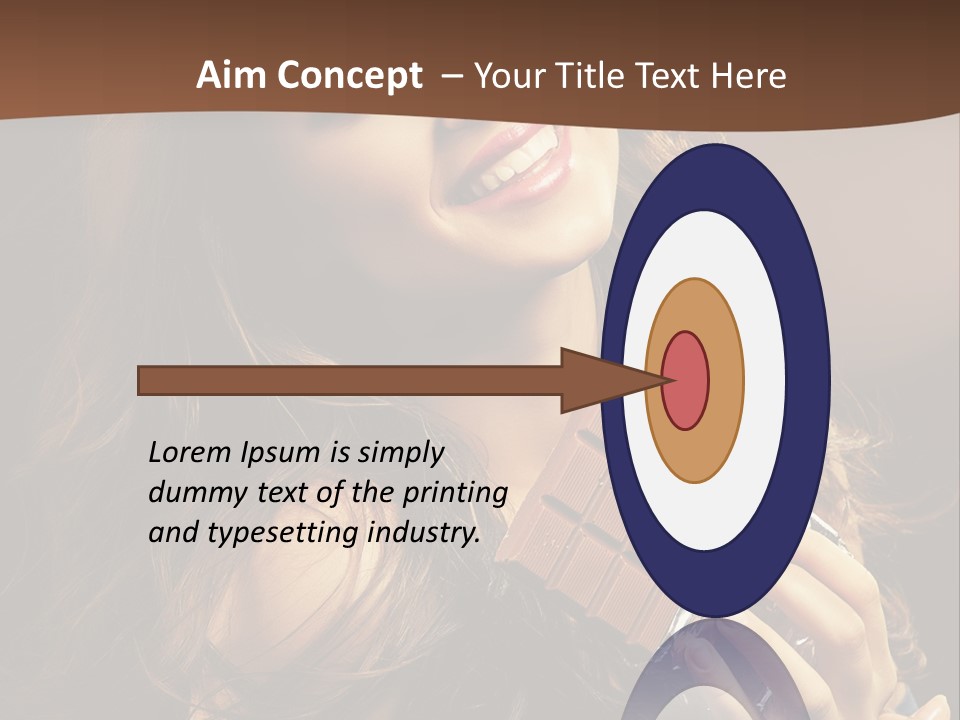 Hair Hungry One PowerPoint Template