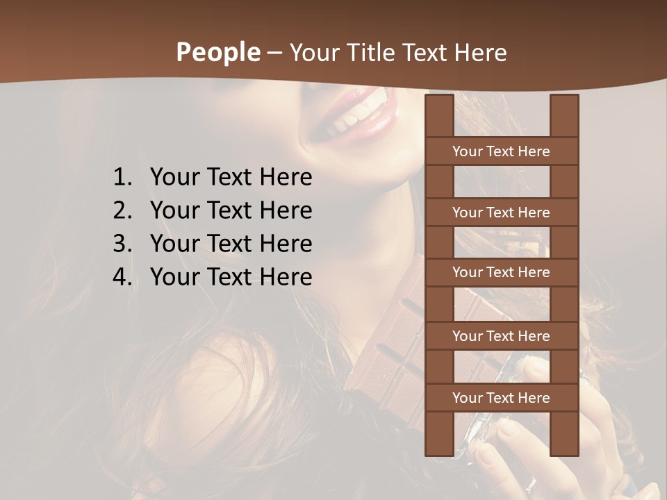Hair Hungry One PowerPoint Template