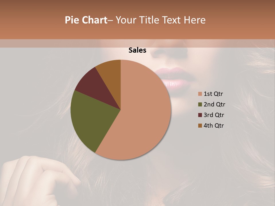 People Cute Hair PowerPoint Template