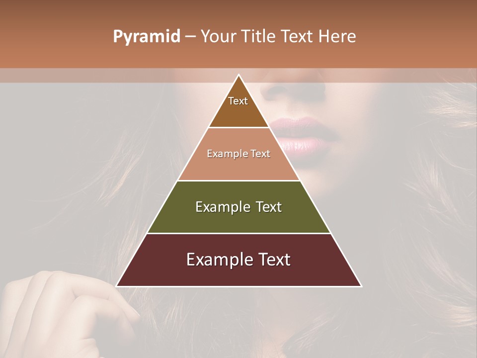 People Cute Hair PowerPoint Template