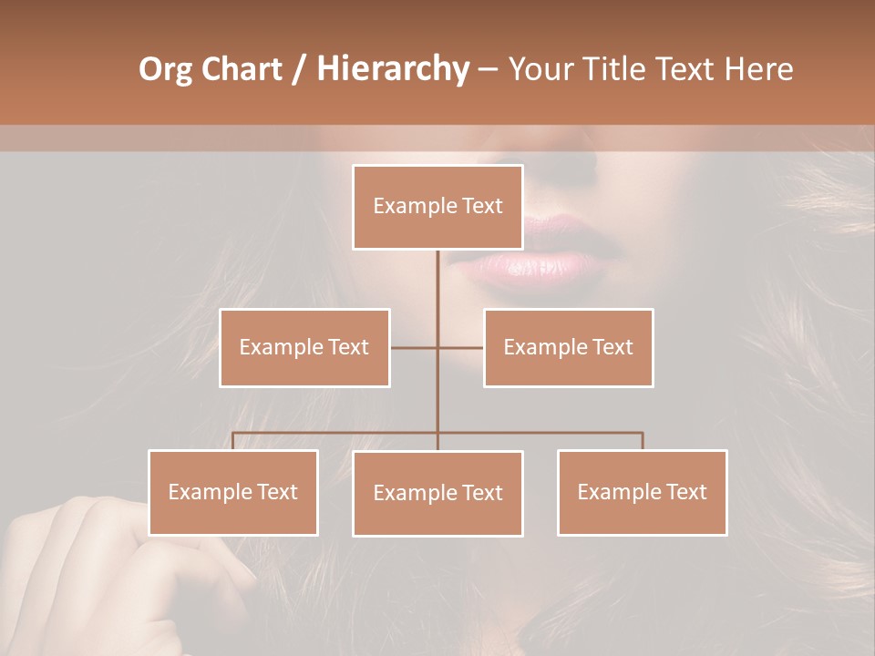 People Cute Hair PowerPoint Template