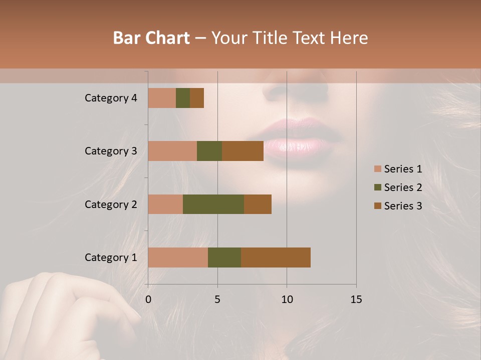 People Cute Hair PowerPoint Template