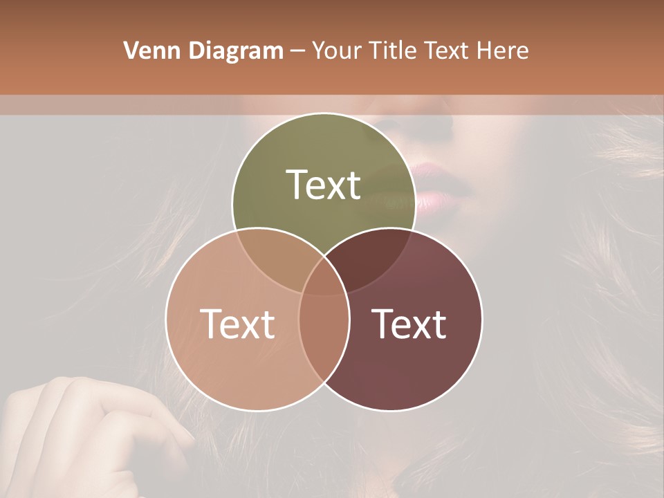 People Cute Hair PowerPoint Template