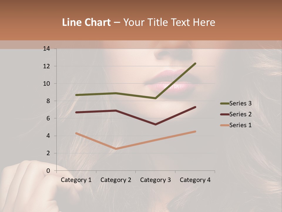 People Cute Hair PowerPoint Template
