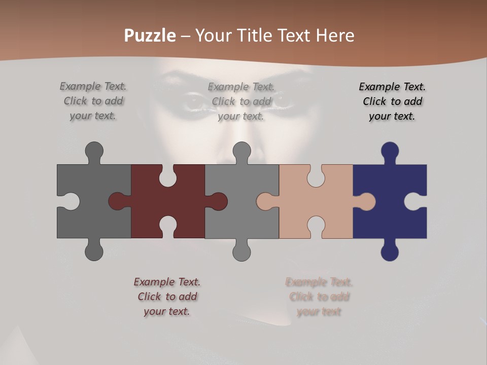 Red Only Attractive PowerPoint Template