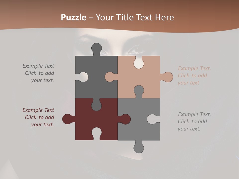 Red Only Attractive PowerPoint Template