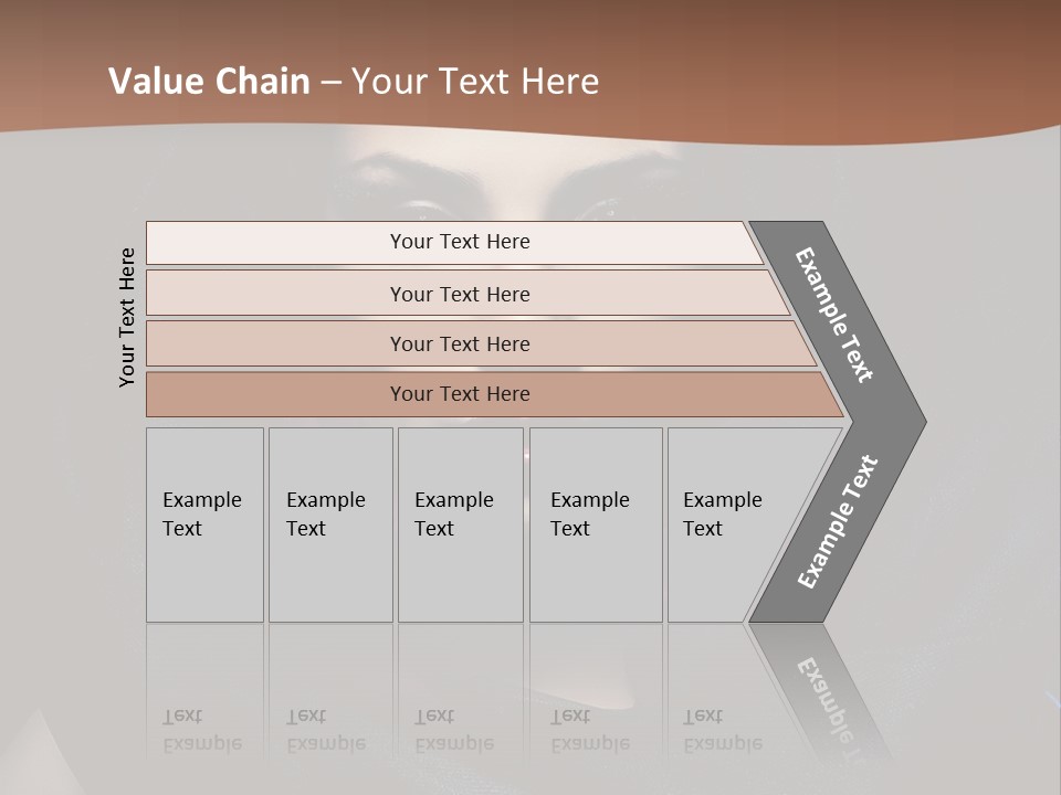 Red Only Attractive PowerPoint Template