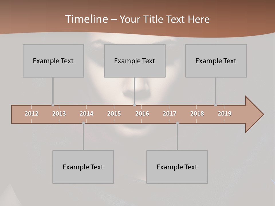 Red Only Attractive PowerPoint Template