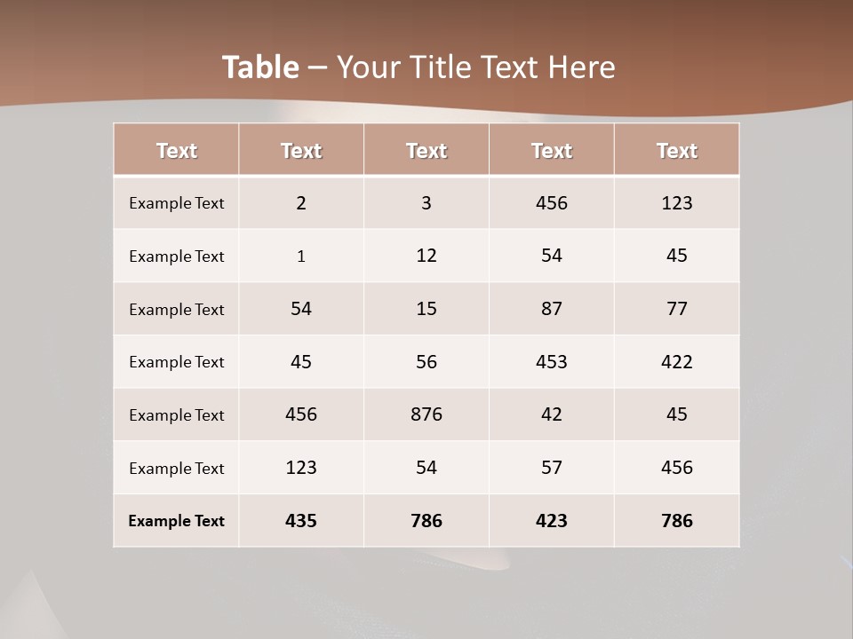 Red Only Attractive PowerPoint Template