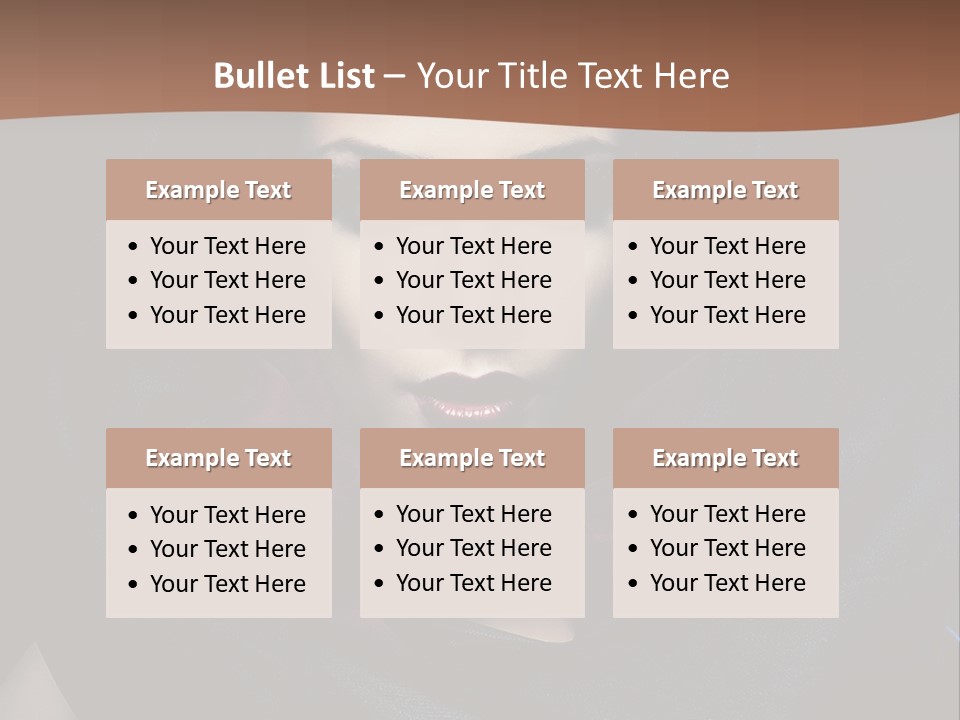 Red Only Attractive PowerPoint Template