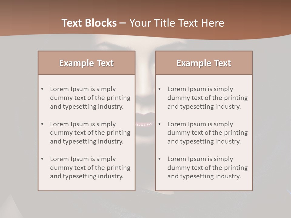 Red Only Attractive PowerPoint Template