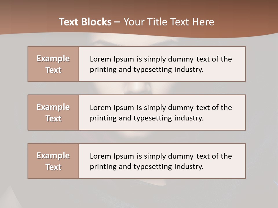 Red Only Attractive PowerPoint Template