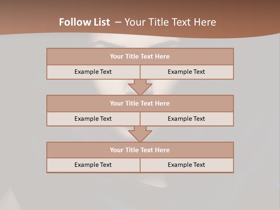 Red Only Attractive PowerPoint Template