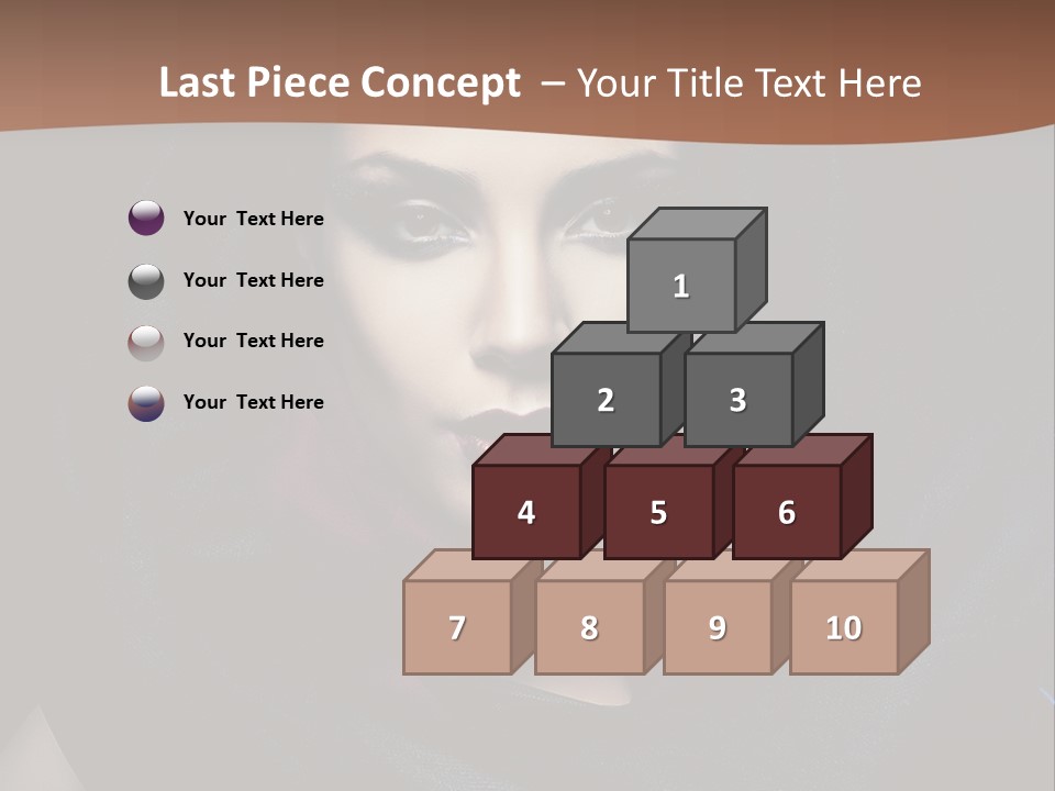 Red Only Attractive PowerPoint Template