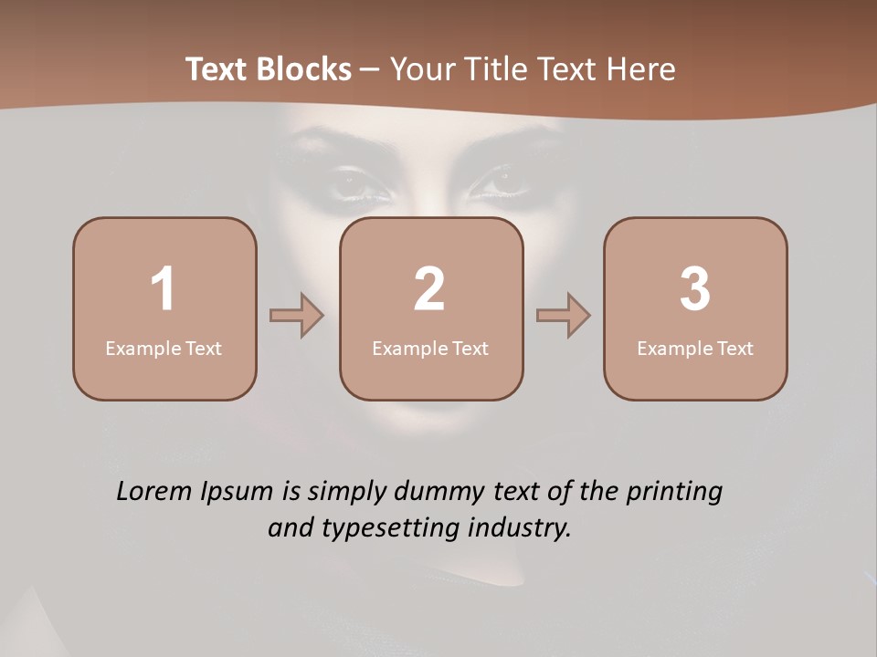 Red Only Attractive PowerPoint Template