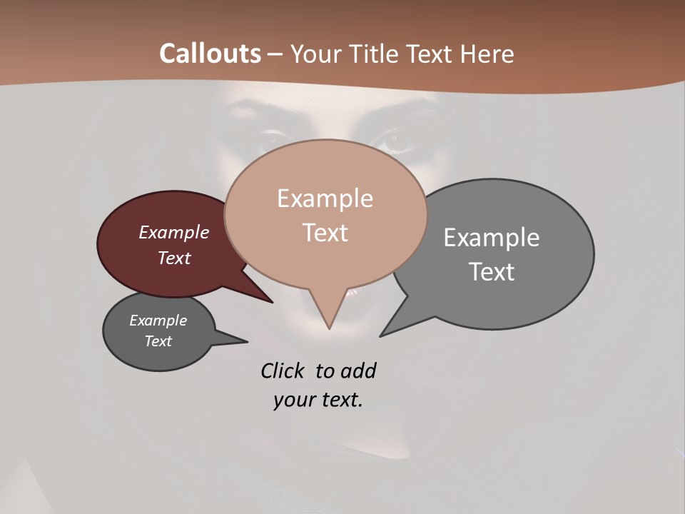 Red Only Attractive PowerPoint Template