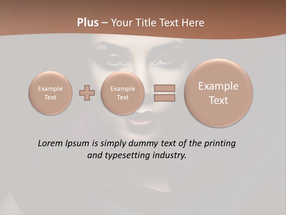 Red Only Attractive PowerPoint Template