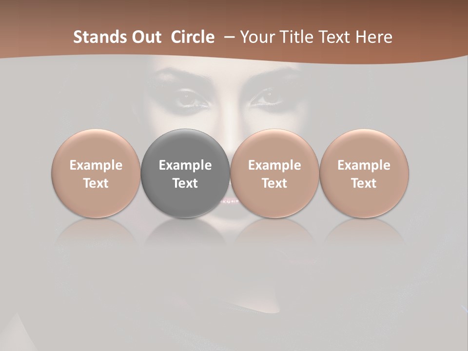 Red Only Attractive PowerPoint Template