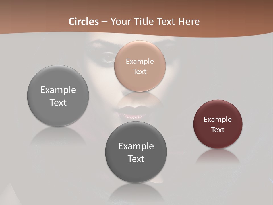 Red Only Attractive PowerPoint Template