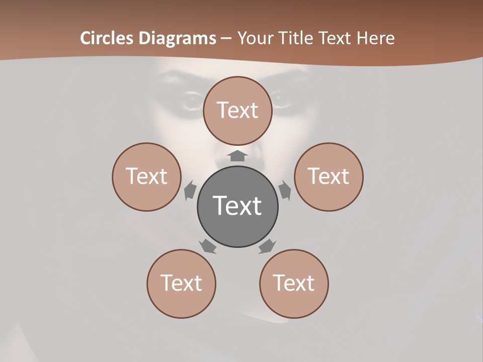 Red Only Attractive PowerPoint Template