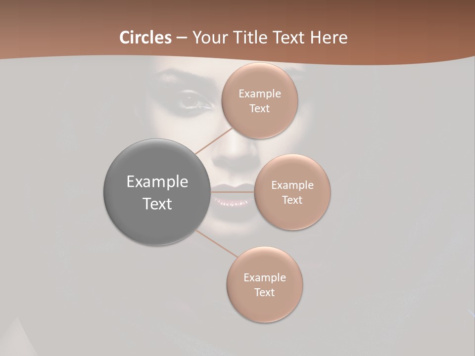 Red Only Attractive PowerPoint Template