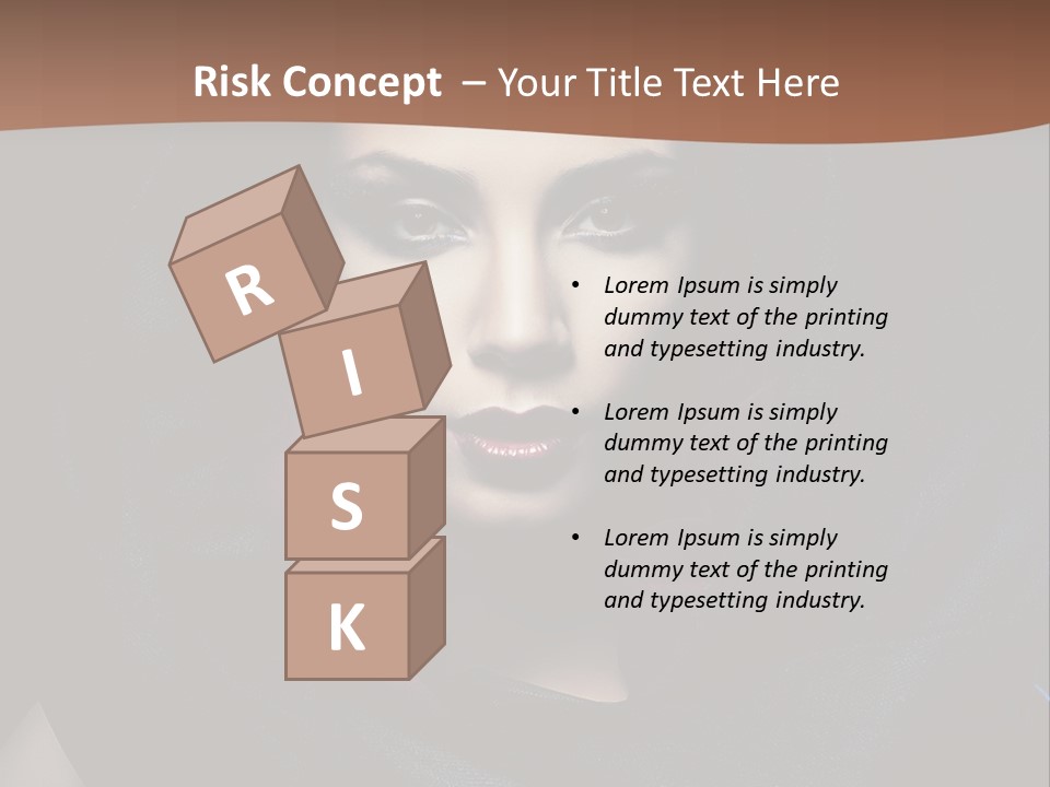 Red Only Attractive PowerPoint Template