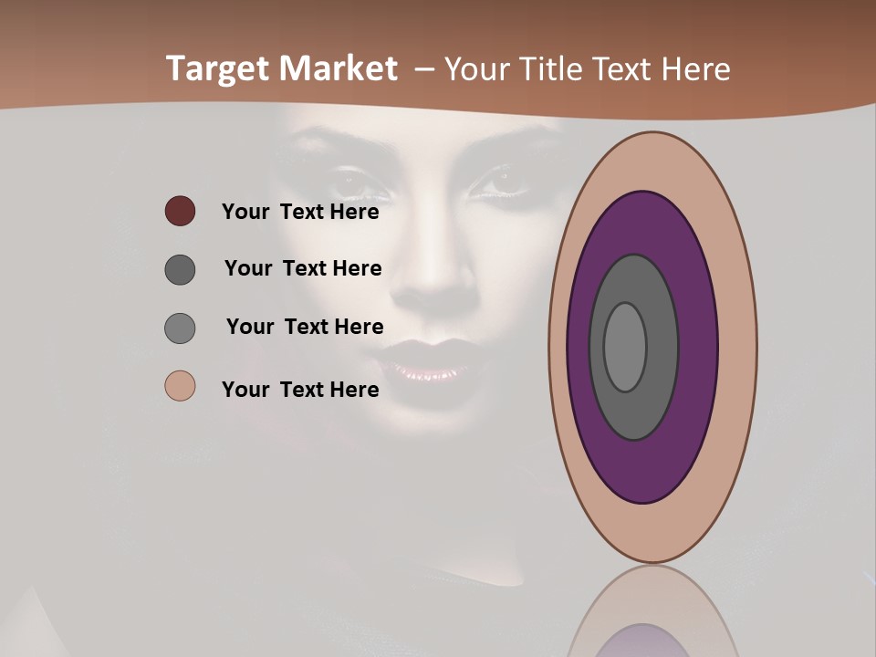 Red Only Attractive PowerPoint Template