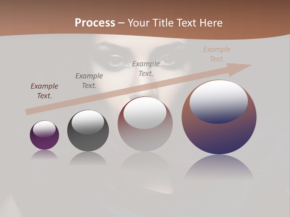 Red Only Attractive PowerPoint Template