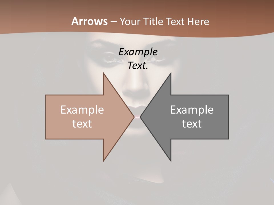 Red Only Attractive PowerPoint Template