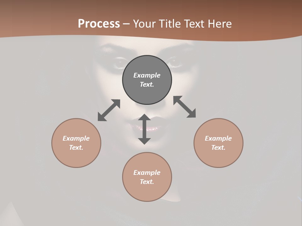 Red Only Attractive PowerPoint Template